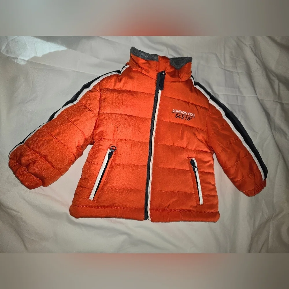London Fog Zip front with snaps